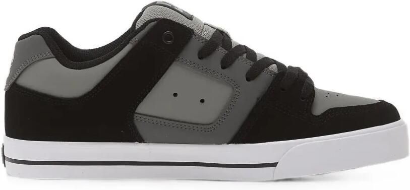 DC Shoes Pure sneakers met logo-patch en vlakken Grijs