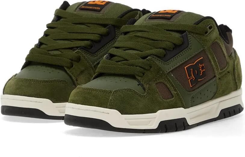 DC Shoes Sneakers met suède vlakken Groen - Foto 3