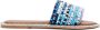 DE SIENA SHOES Resort sandalen met kralen Blauw - Thumbnail 1