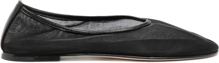 Dear Frances Balla mesh ballerina's Zwart