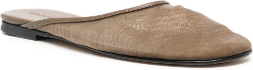 Dear Frances Balla mesh slippers Beige