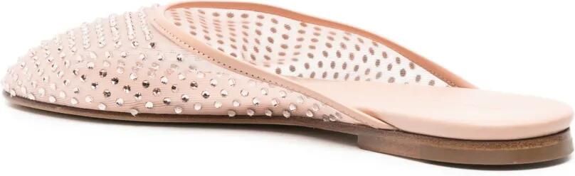 Dear Frances Balla mesh slippers met kristallen Roze - Foto 3