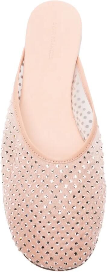 Dear Frances Balla mesh slippers met kristallen Roze - Foto 2