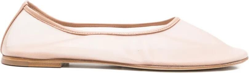 Dear Frances Ballerina's met ronde hals Beige