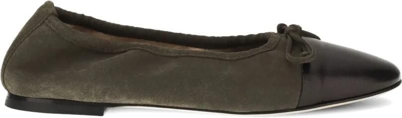 Dear Frances Ballerina's met strik Groen