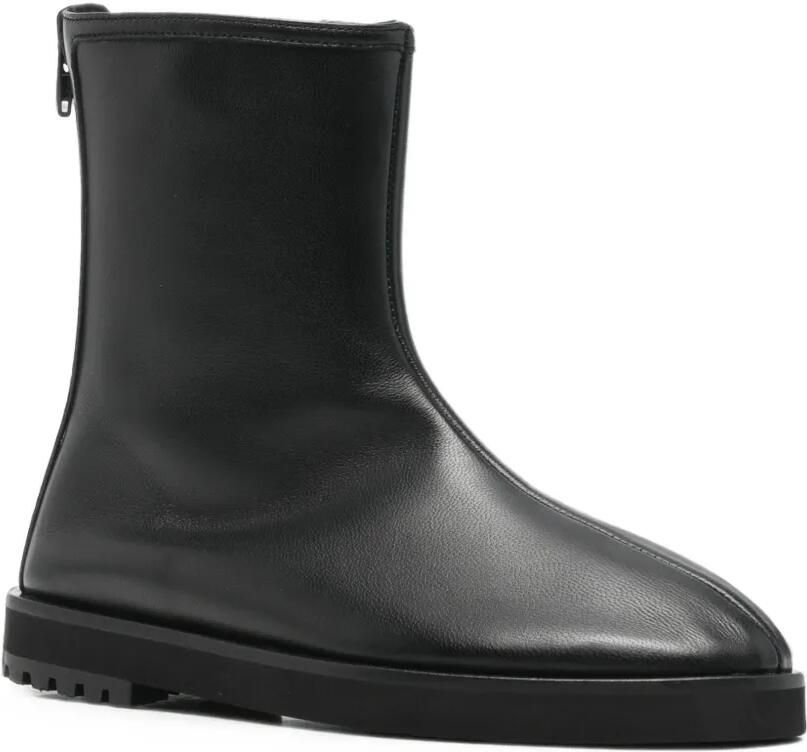 Dear Frances Joss enkellaarzen met rits aan de achterkant Zwart - Foto 3