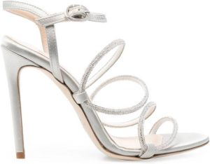 Dee Ocleppo Sandalen verfraaid met kristallen Grijs