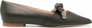 Dee Ocleppo Ballerina's met strikdetail Groen