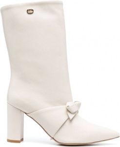 Dee Ocleppo Laarzen met strikdetail Beige