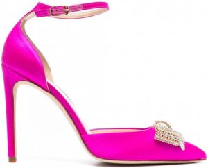 Dee Ocleppo Pumps verfraaid met kristallen Roze