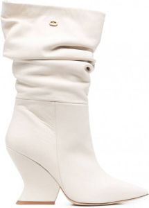 Dee Ocleppo Laarzen met puntige neus Beige