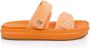 Dee Ocleppo Finland slippers met dubbele bandjes Oranje - Thumbnail 1