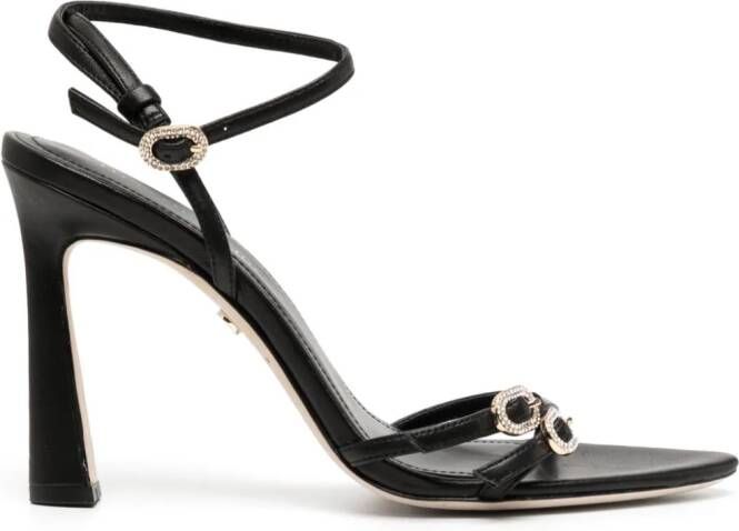 Dee Ocleppo Lanai leren sandalen Zwart