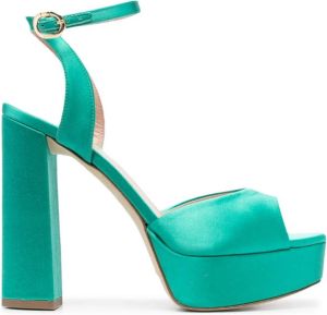 Dee Ocleppo Leren sandalen Groen