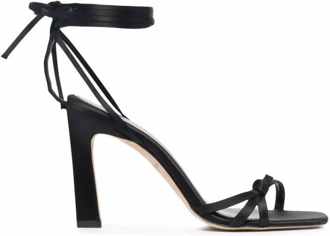 Dee Ocleppo Leren sandalen Zwart
