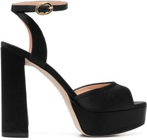 Dee Ocleppo Leren sandalen Zwart