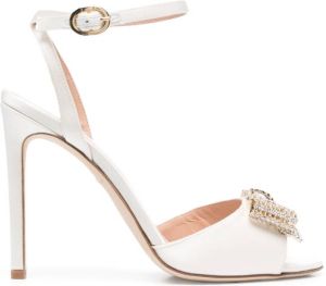 Dee Ocleppo Padlock metallic sandalen Wit