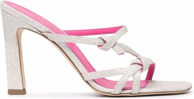 Dee Ocleppo Sandalen met glitter Grijs