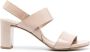 Del Carlo 75mm lakleren pumps Beige - Thumbnail 1