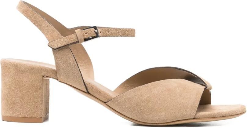 Del Carlo Betty suède sandalen Beige