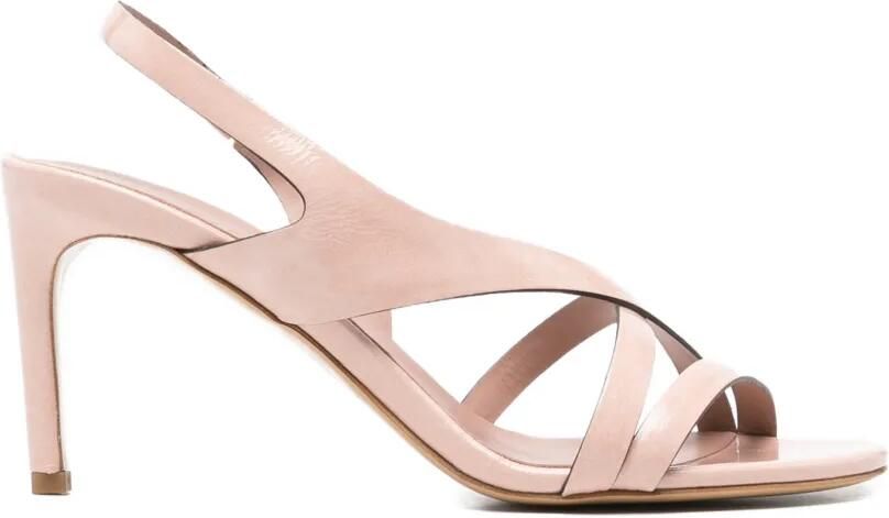 Del Carlo Cannes slingback sandalen met gekruiste bandjes Roze
