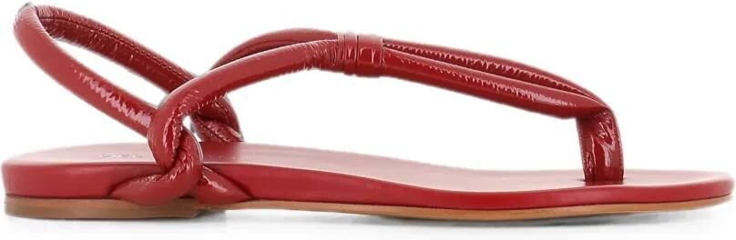 Del Carlo Dytt sandalen met bandje Rood