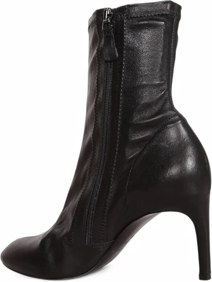Del Carlo leather stiletto-heel boots Zwart - Foto 4
