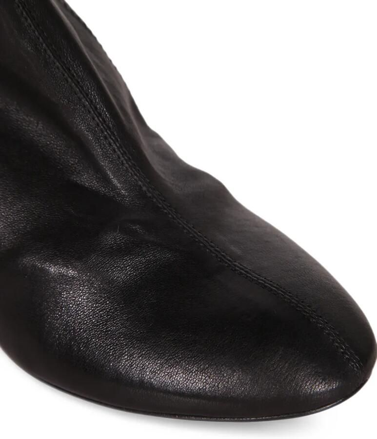 Del Carlo leather stiletto-heel boots Zwart - Foto 2