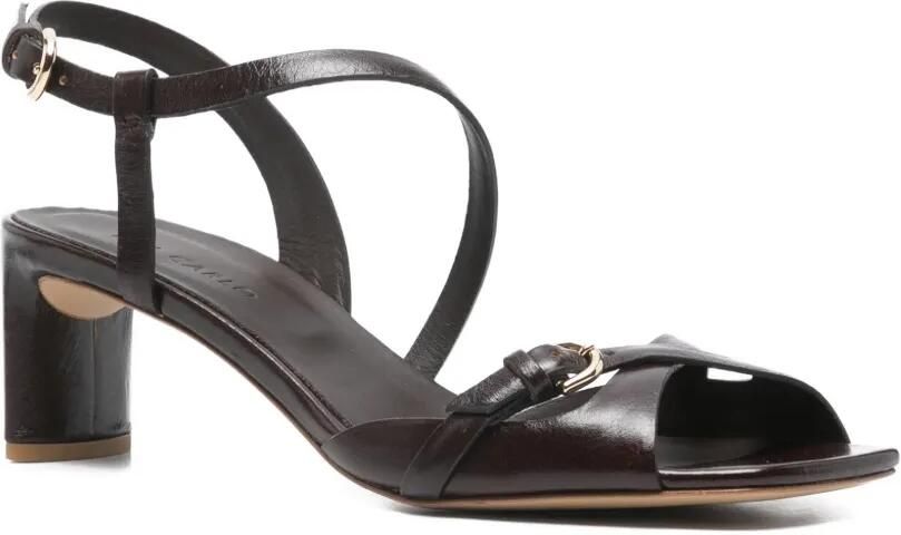 Del Carlo Leren sandalen Bruin - Foto 2