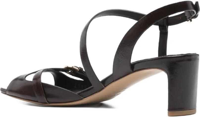 Del Carlo Leren sandalen Bruin - Foto 3