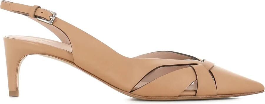 Del Carlo Leren slingback pumps Beige
