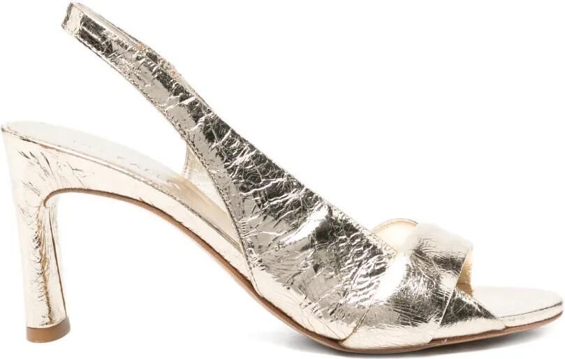 Del Carlo Metis slingback sandalen Goud