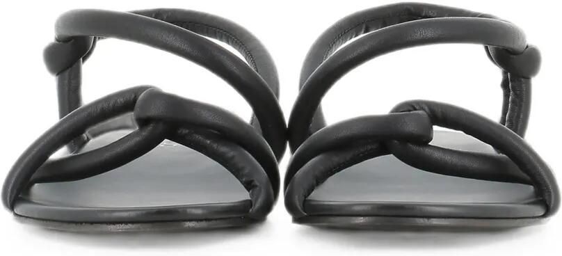 Del Carlo Neil slingback sandalen met geknoopt detail Zwart - Foto 3
