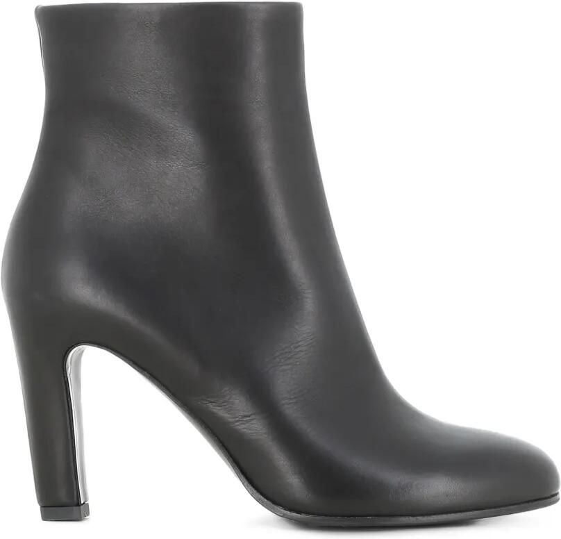 Del Carlo Pat 12027 leren enkellaarzen Zwart