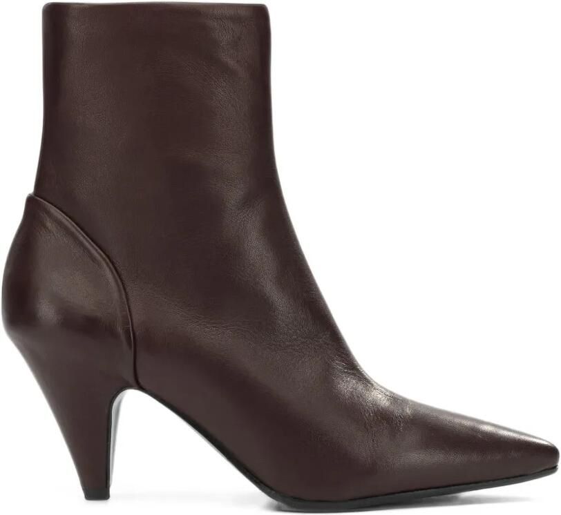 Del Carlo pointed-toe ankle boots Rood