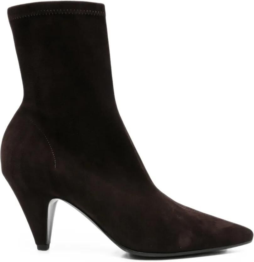 Del Carlo pointed-toe suede ankle boots Bruin