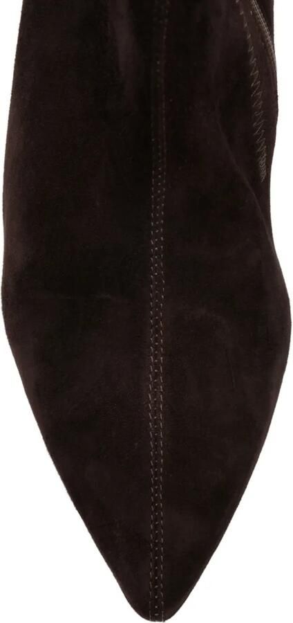 Del Carlo pointed-toe suede ankle boots Bruin - Foto 4