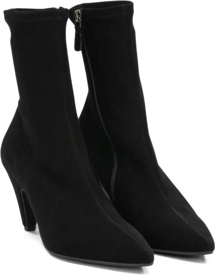 Del Carlo pointed-toe suede ankle boots Zwart - Foto 5