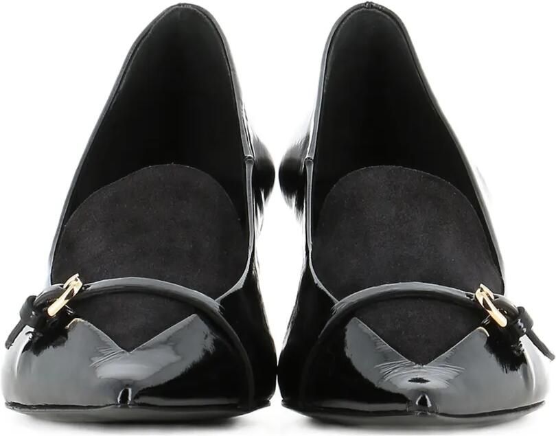 Del Carlo Pumps met gespdetail en puntige neus Zwart - Foto 2