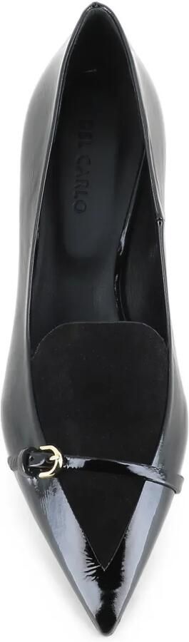 Del Carlo Pumps met gespdetail en puntige neus Zwart - Foto 5