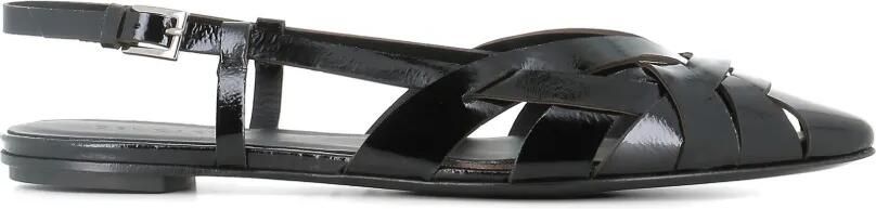 Del Carlo Pumps met geweven bandje Zwart