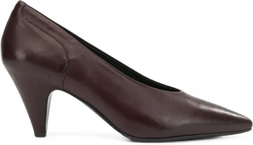 Del Carlo Pumps met puntige neus Rood