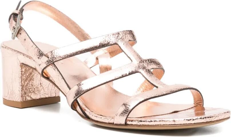 Del Carlo Sandalen met gebarsten effect Roze - Foto 2