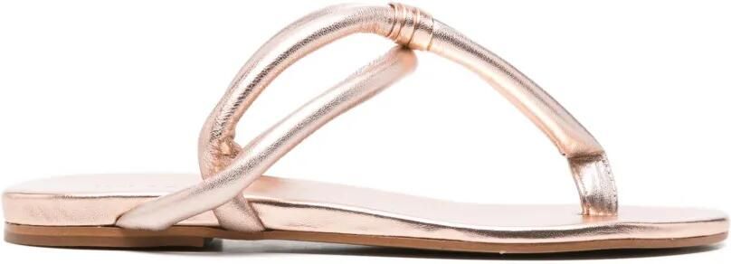 Del Carlo Sandalen met geknoopt detail Roze