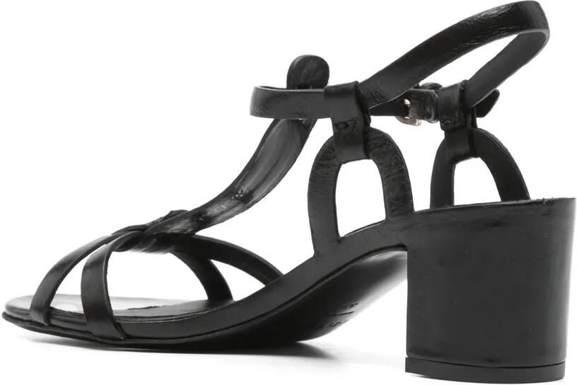 Del Carlo Sandalen met T-bandje Zwart - Foto 2