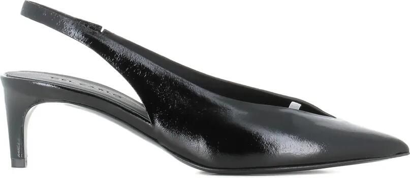 Del Carlo Slingback pumps met puntige neus Zwart