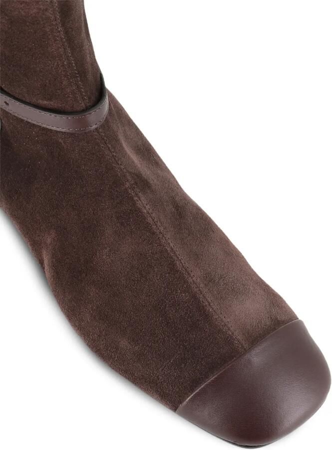 Del Carlo Suède enkellaarzen Bruin - Foto 3