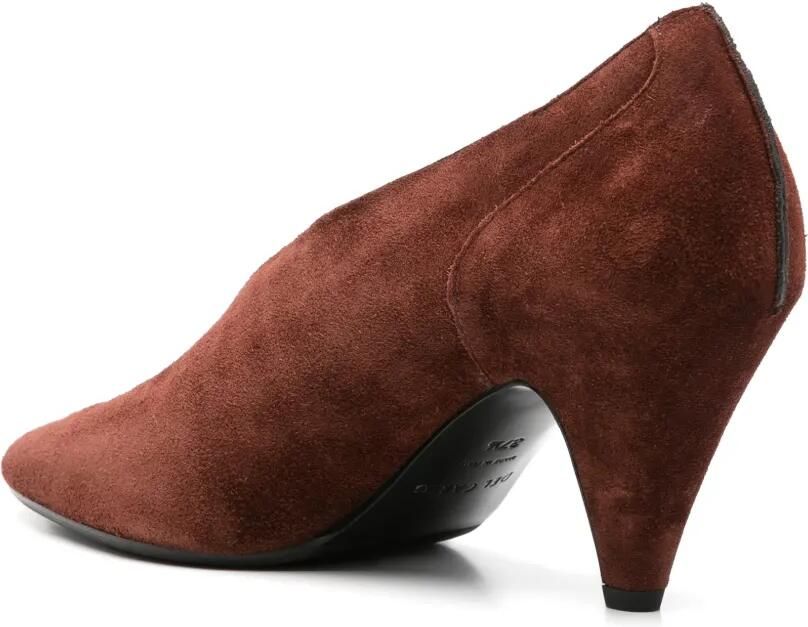 Del Carlo suede lace-up pumps Bruin - Foto 2