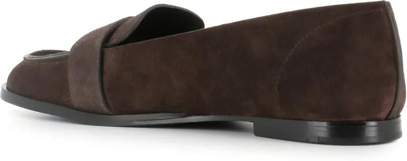Del Carlo Suède loafers Bruin - Foto 5