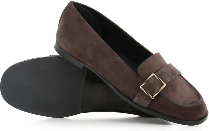 Del Carlo Suède loafers Bruin - Foto 3